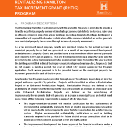 Revitalizing Hamilton Tax Increment Grant Program thumbnail icon